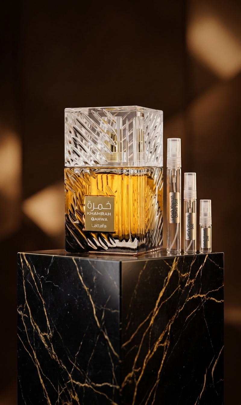 Lattafa Khamrah Qahwa — Signature Discovery Vial