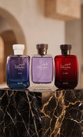Rasasi Hawas Discovery Trio (Hawas, Hawas Ice, Hawas Fire) — Signature Discovery Vials